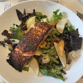 Halls Chophouse - Blackened Salmon Salad - Steakhouses Near Me - Charleston, South Carolina