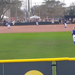 Eddie C. Moore Softball Complex - 3rd base bleachers behind 8 ft. fence