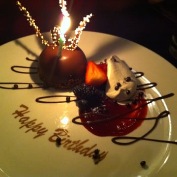 Narcoossee's - Birthday 'cake'... the free one! - New American Near Me - Lake Buena Vista, Florida Narcoossee's - Birthday 'cake'... the free one! - New American Near Me - Lake Buena Vista, Florida