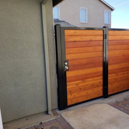 Side entrance gate #1. Side entrance gate #1.