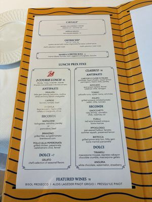 Menu photo 4 Marea Beverly Hills Beverly Hills, CA