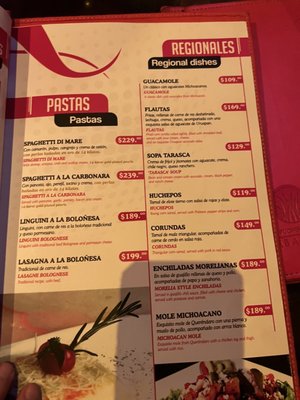 Menu photo 1 Onix Restaurant Bar Morelia, MIC