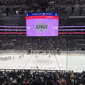 Crypto Arena - B level suite view for Los Angeles Kings game - Stadiums & Arenas Near Me - Los Angeles, California