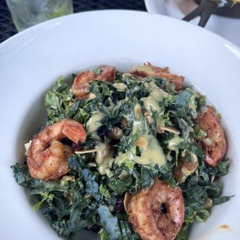 Jacob's Pickles - Spiced Shrimp Market Kale Salad - Comfort Food Near Me - New York, New York Jacob's Pickles - Spiced Shrimp Market Kale Salad - Comfort Food Near Me - New York, New York