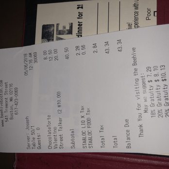 The Beehive - American Near Me - Boston, Massachusetts The Beehive - American Near Me - Boston, Massachusetts