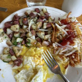 Harbor House Cafe - Corned beef hash - New American Near Me - Oceanside, California Harbor House Cafe - Corned beef hash - New American Near Me - Oceanside, California