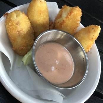 Public House - Croquettes with Tomato Mayo - Really Tasty but a little greasy - Cocktail Bars Near Me - Ferndale, Michigan