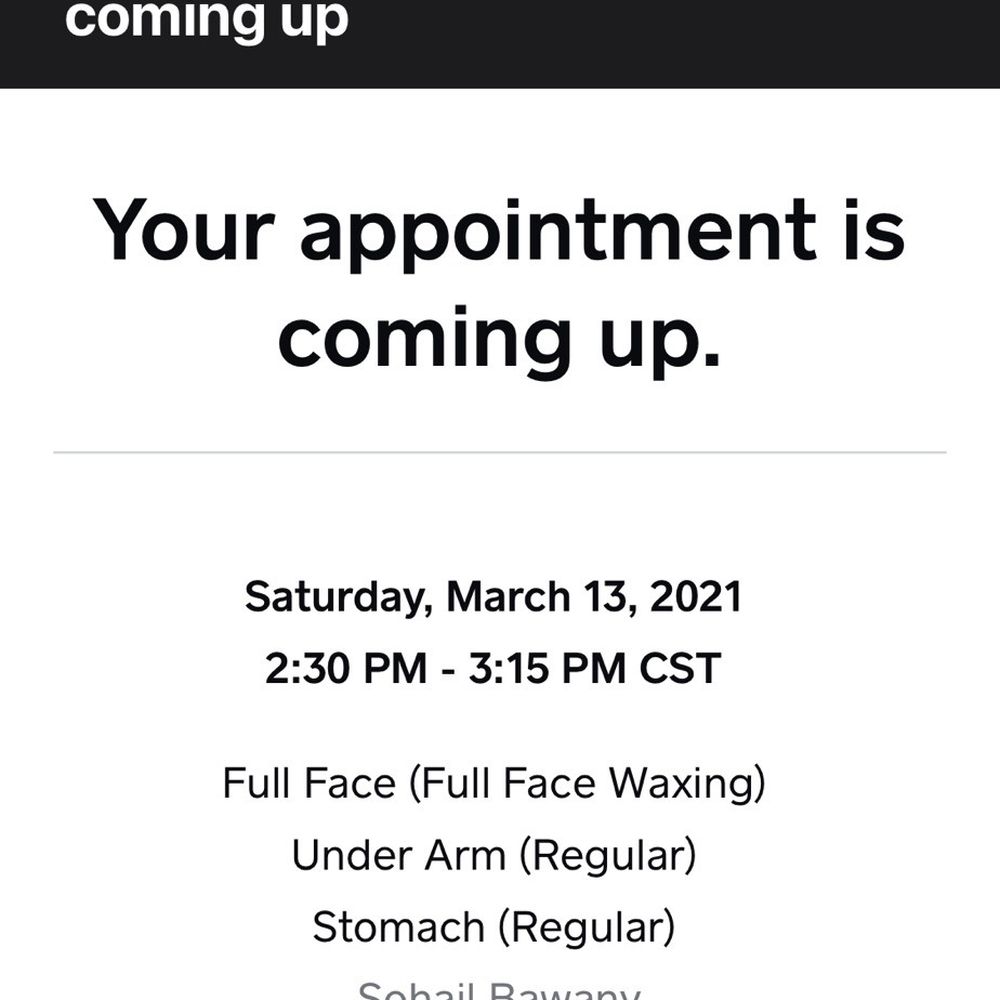 Look at the service and times. Look at the service and times.