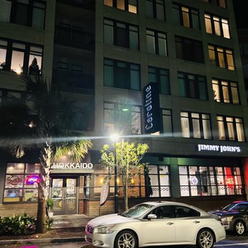 Hokkaido - a car parked in front of a hotel at night - Sushi Bars Near Me - Charleston, South Carolina Hokkaido - a car parked in front of a hotel at night - Sushi Bars Near Me - Charleston, South Carolina