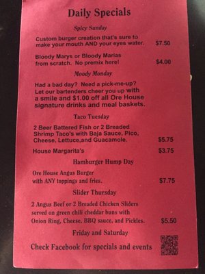 Menu photo 4 Orehouse Hilltop Tavern Oracle, AZ Menu photo 4 Orehouse Hilltop Tavern Oracle, AZ