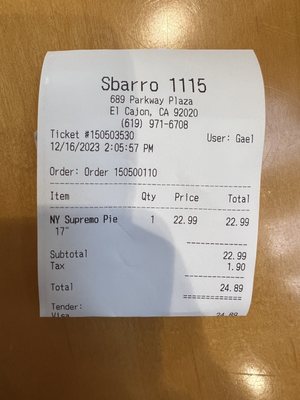 Sbarro by null