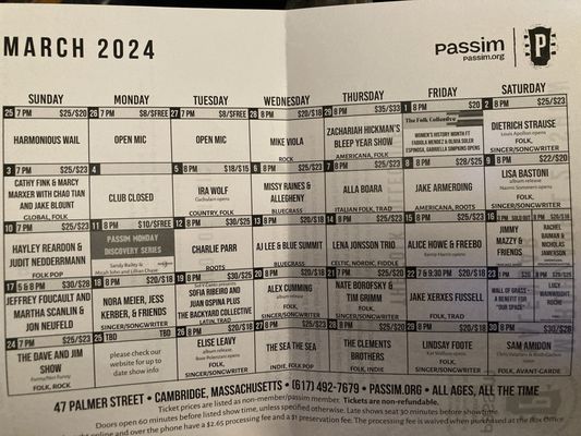 Club Passim by null