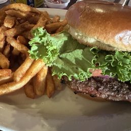 Burger with fries Burger with fries