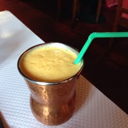 Mango lassi. Mmmm.