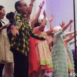 Austin First Church - Children's choir on Easter Sunday.
