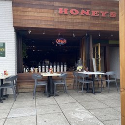 Exterior outside entrance of Honey's Bistro - Front of restaurant - Encinitas, California Exterior outside entrance of Honey's Bistro - Front of restaurant - Encinitas, California