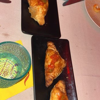 Cafe Sevilla - Cheese & Chorizo Empanada Duo and Beef Empanada Duo - Spanish Near Me - Costa Mesa, California