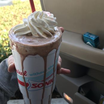 Sonic Drive-In - A shake from sonic that the employees didn't bother to pour the right amount in the cup or wipe the cup down!!!! - Burgers Near Me - Costa Mesa, California Sonic Drive-In - A shake from sonic that the employees didn't bother to pour the right amount in the cup or wipe the cup down!!!! - Burgers Near Me - Costa Mesa, California