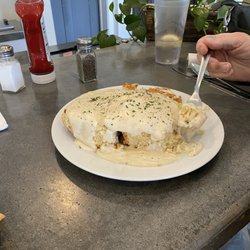 The View Cafe - 1/2 order Biscuits and Gravy.