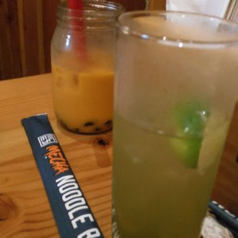 Mecha Noodle Bar - Green tea soda - Ramen Near Me - Fairfield, Connecticut
