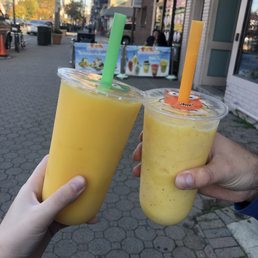 Mango and Passion Fruit Slush