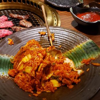 GAN-HOO BBQ - Kim Chi Fried Rice - Barbeque Near Me - Flushing, New York GAN-HOO BBQ - Kim Chi Fried Rice - Barbeque Near Me - Flushing, New York