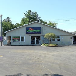Urban Valet Dry Cleaners - Drive-in entrance to left of building