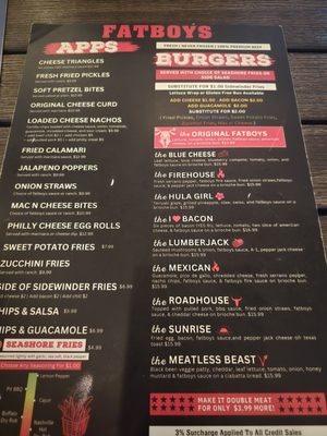 Menu photo 4 Fatboys - Destin Destin, FL Menu photo 4 Fatboys - Destin Destin, FL