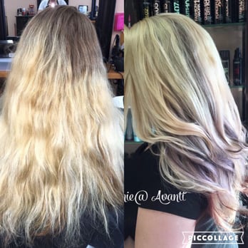 Avanti Salon - The left is before, and the right is after(: - Hair Salons Near Me - Escondido, California