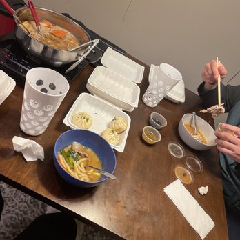 Garden Hot Pot - The set up for in home use. We used it for dinner and brought it back the next morning. - Hot Pot Near Me - Richland, Washington Garden Hot Pot - The set up for in home use. We used it for dinner and brought it back the next morning. - Hot Pot Near Me - Richland, Washington