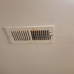 Water damage from floor above - never addressed, closed without resolution. Water damage from floor above - never addressed, closed without resolution.