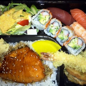 Mr. Wasabi - Salmon bento - Sushi Bars Near Me - Bayside, New York Mr. Wasabi - Salmon bento - Sushi Bars Near Me - Bayside, New York