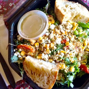 Wildflower - Spring Vegetable Quinoa Salad - kale, quinoa, tomatoes, asparagus, peas, corn, cilantro, goat cheese, walnuts with lime dressing - Breakfast & Brunch Near Me - Gilbert, Arizona