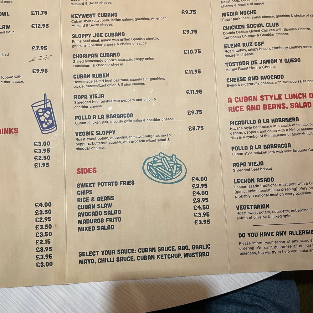 Cuban Sandwich Factory - Menu - Cuban Near Me - Belfast, BFS