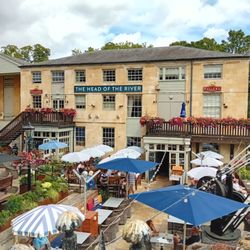 The beergarden from the Pub.