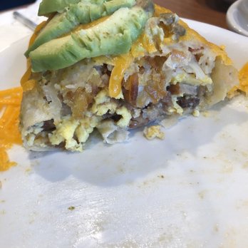 V Boulevard Cafe - Crispy hash browns, beans, eggs, cheese, sausage, avocado and ranchero sauce on top - Coffee & Tea Near Me - Glendale, California