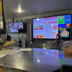 GP Smoothies & Giftshop - Menu behind the counter