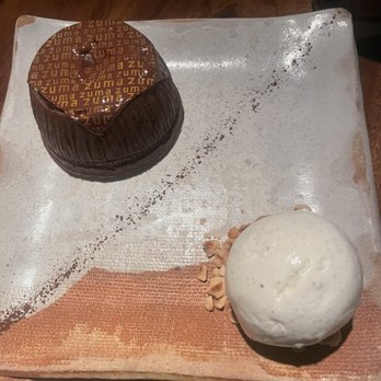 Zuma - Yummy dessert with the cute zuma logo - Japanese Near Me - Las Vegas, Nevada Zuma - Yummy dessert with the cute zuma logo - Japanese Near Me - Las Vegas, Nevada