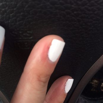 MiniLuxe - Look at the sides of my two fingers. Awful paint and cuticle trim job. - Nail Salons Near Me - Lynnfield, Massachusetts MiniLuxe - Look at the sides of my two fingers. Awful paint and cuticle trim job. - Nail Salons Near Me - Lynnfield, Massachusetts