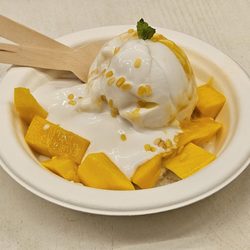 Mango sticky rice sundae $13.50 (limited for ice cream festival)