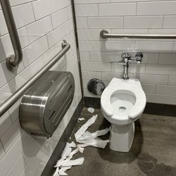Walmart Supercenter - Restroom was disgusting. The rest of the store was ok, but the men's restroom was terrible.
