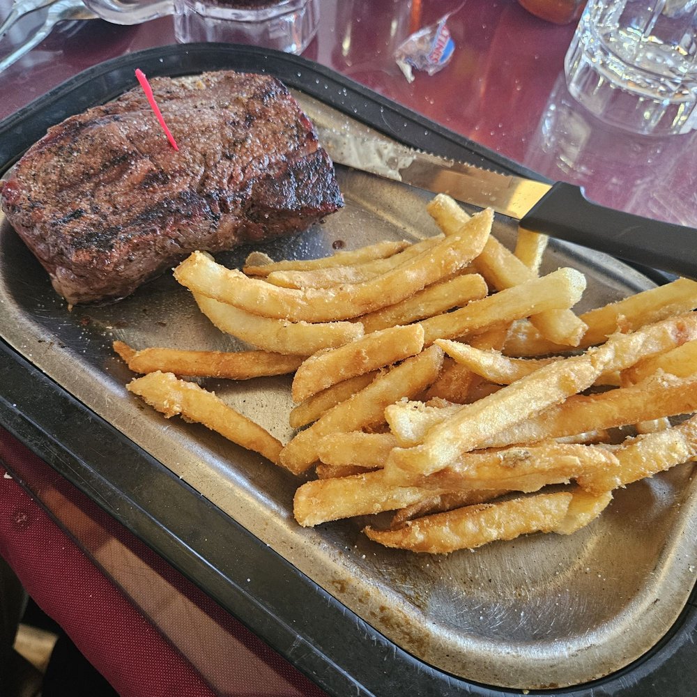 Ken's Steaks & Ribs - Sirloin with fries - Barbeque Near Me - Amber, Oklahoma Ken's Steaks & Ribs - Sirloin with fries - Barbeque Near Me - Amber, Oklahoma