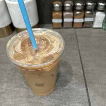 Matto Espresso - Pistachio cold brew with a splash of milk - Coffee & Tea Near Me - New York, New York Matto Espresso - Pistachio cold brew with a splash of milk - Coffee & Tea Near Me - New York, New York