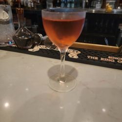 Ernesto Lunazul Reposado Tequila, Luxardo Maraschino, grapefruit juice and lime juice