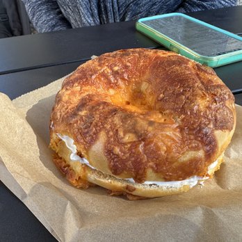 Pinpoint Cafe - Bagel with cream cheese - Coffee & Tea Near Me - La Jolla, California