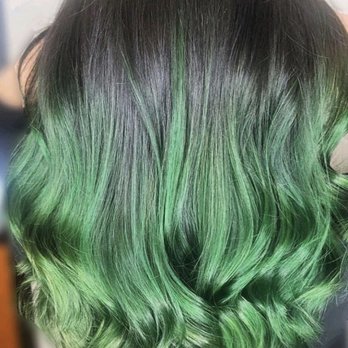 Free Spirit Salon - freshly done green ombre! - Hair Salons Near Me - Costa Mesa, California Free Spirit Salon - freshly done green ombre! - Hair Salons Near Me - Costa Mesa, California