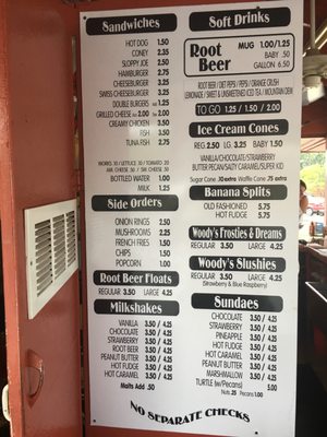 Menu photo 3 Woody's Root Beer Stand Canton, OH