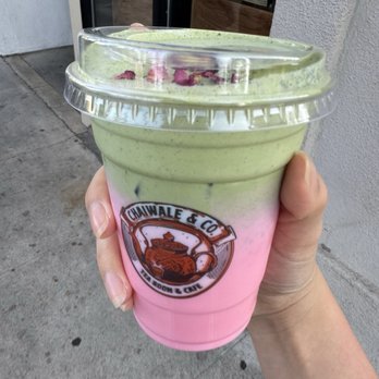 Chaiwale & Co. - Matcha Rose Latte 16oz - Cafes Near Me - Orange, California Chaiwale & Co. - Matcha Rose Latte 16oz - Cafes Near Me - Orange, California