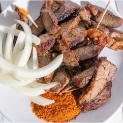 SUYA WITH ONIONS & SPICES