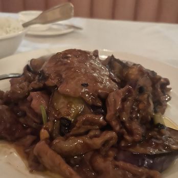 CinCin Restaurant - 305. Wok Lamb and Chinese Eggplant - Chinese Near Me - Philadelphia, Pennsylvania